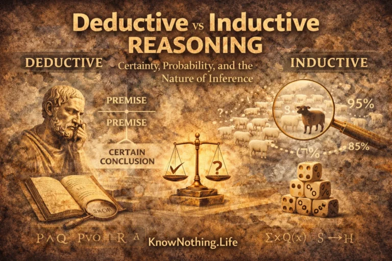 Deductive vs Inductive Reasoning