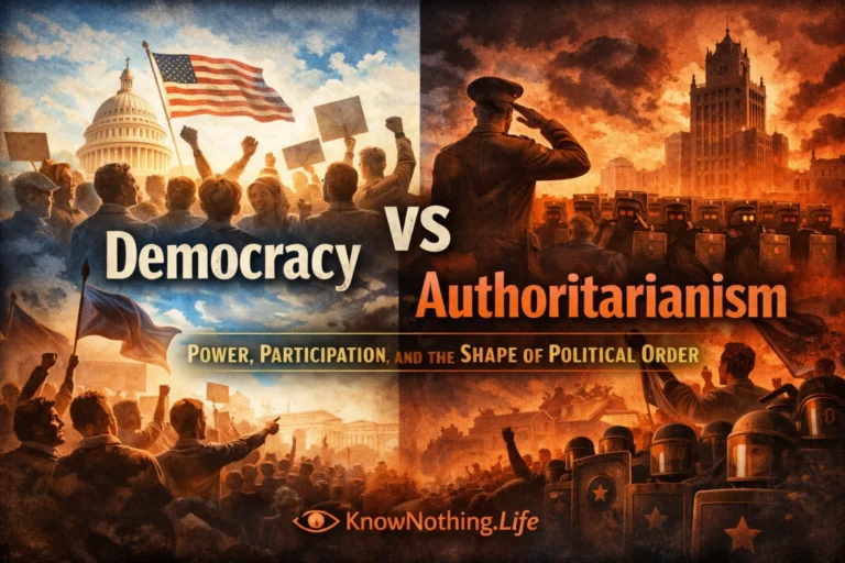 Democracy vs Authoritarianism