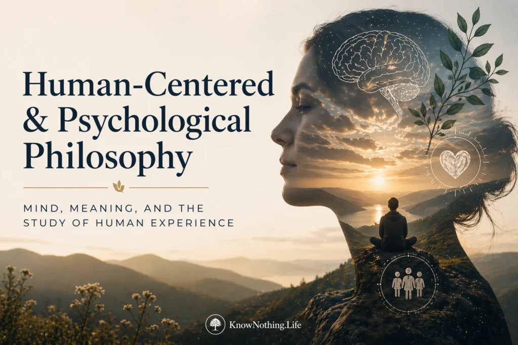 Human-Centered & Psychological Philosophy