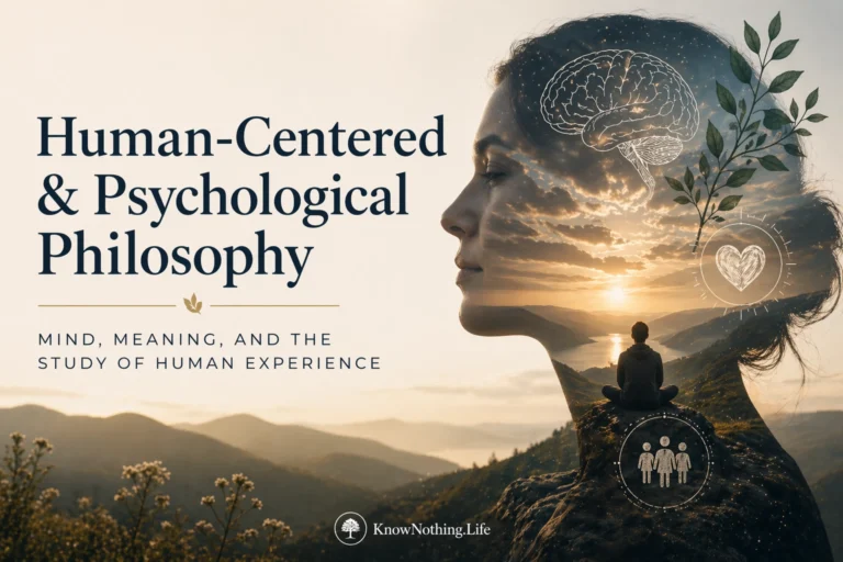 Human-Centered & Psychological Philosophy