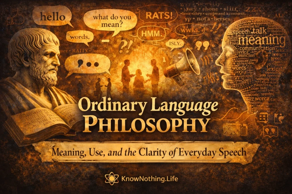 Ordinary Language Philosophy