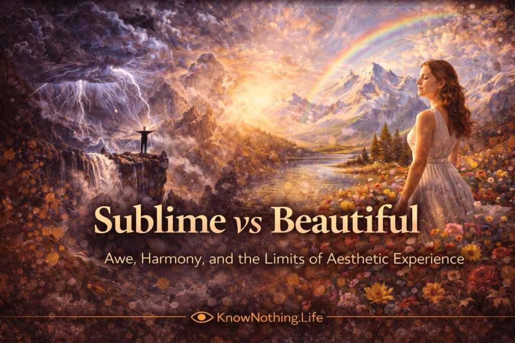 Sublime vs Beautiful