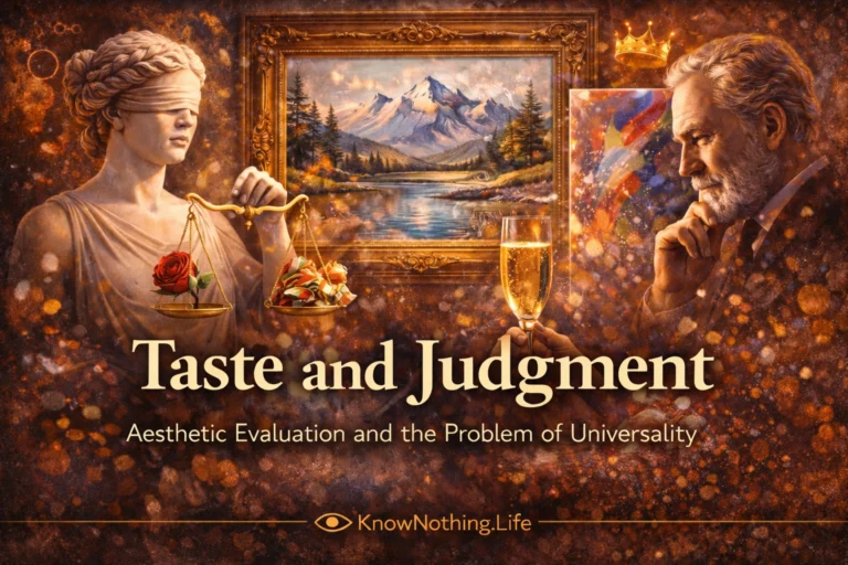 Taste and Judgment