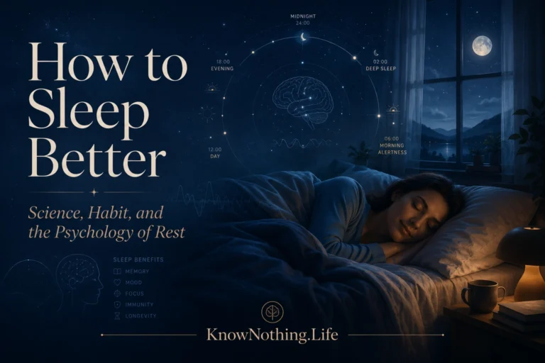 How to Sleep Better