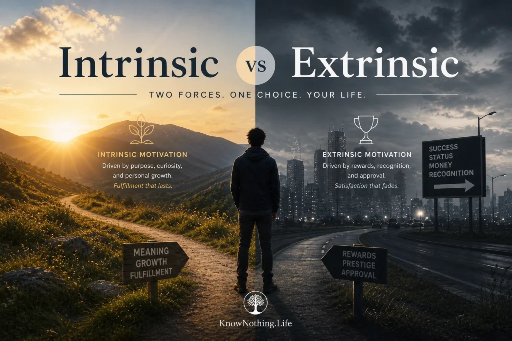 Intrinsic vs Extrinsic Motivation