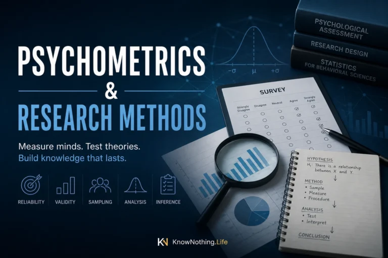 Psychometrics & Research Methods