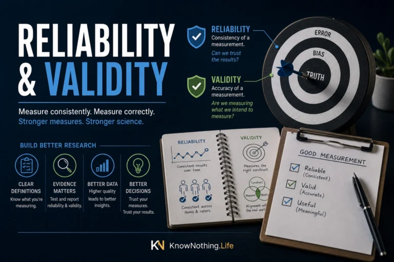 Reliability & Validity