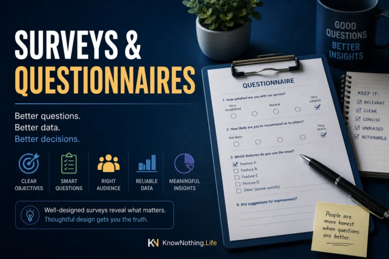 Surveys & Questionnaires