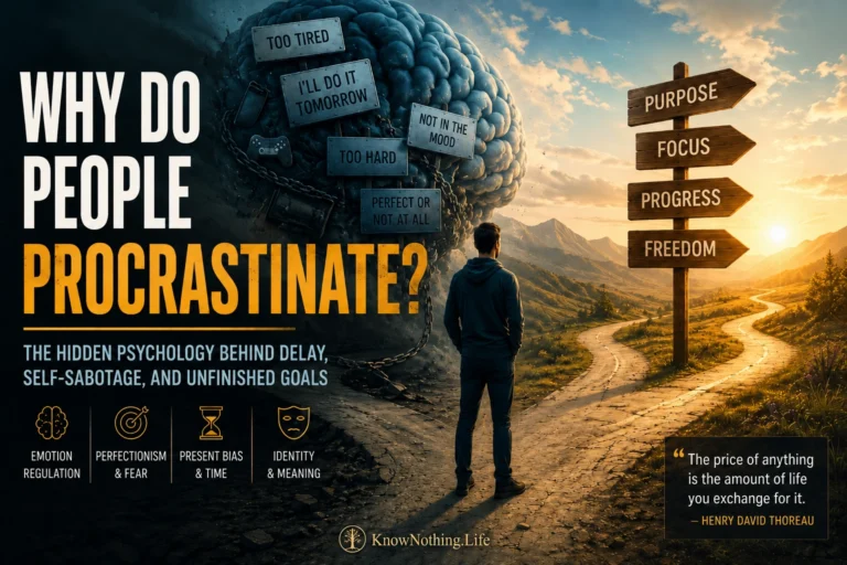 Why do people procrastinate?