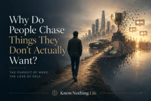 Why do people chase things they don’t actually want?