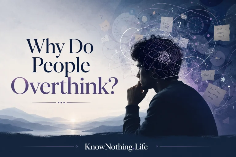 Why do people overthink?