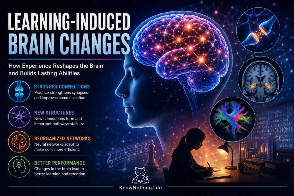 Learning Induced Brain Changes
