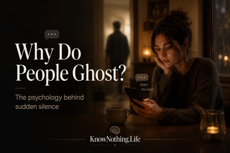Why Do People Ghost?