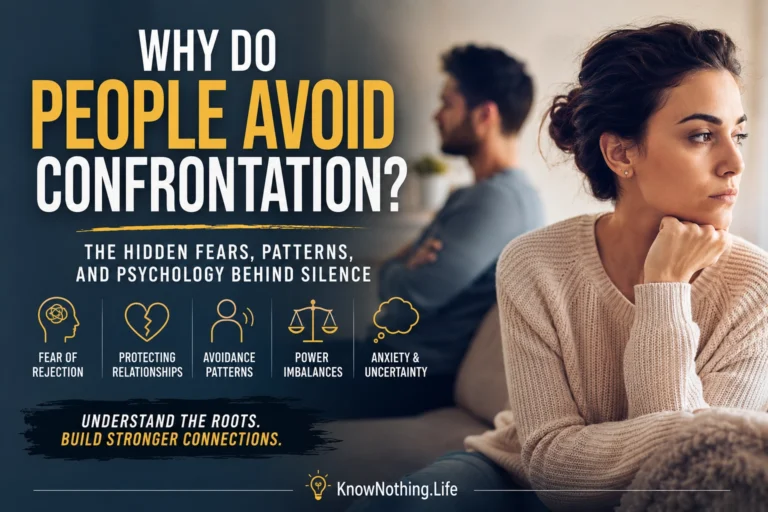 Why do people avoid confrontation?