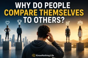 Why do people compare themselves to others?