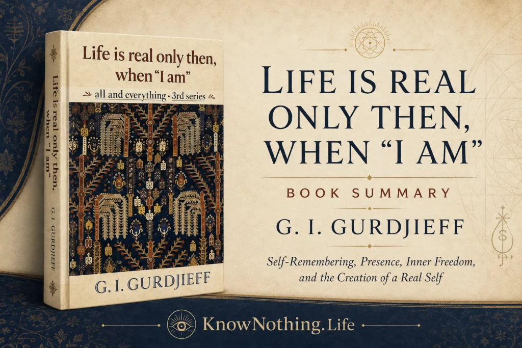 Life is Real Only Then, When 'I Am'