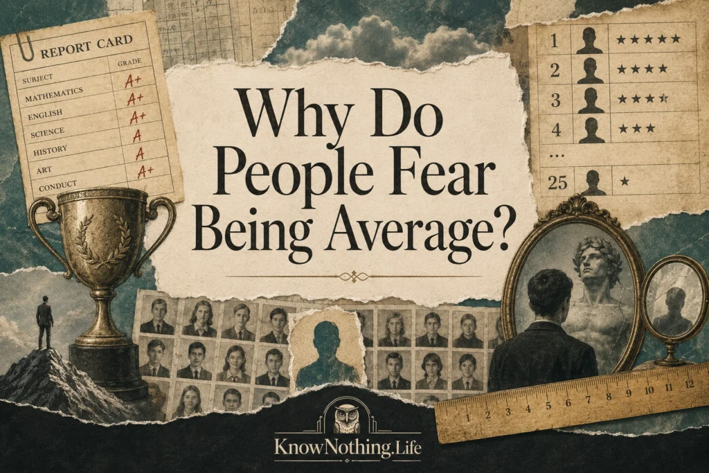 Why Do People Fear Being Average?