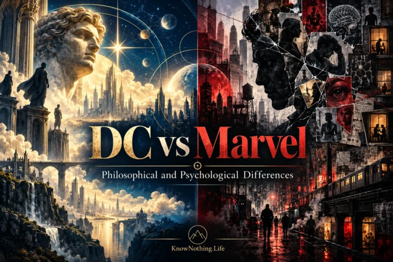 Philosophical and Psychological Differences Between DC and Marvel Universes