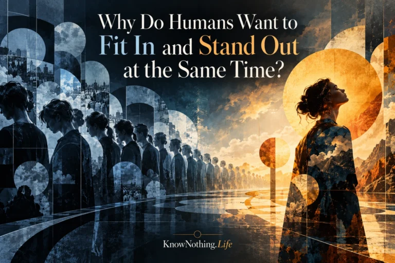 Why Do Humans Want to Fit In and Stand Out at the Same Time?