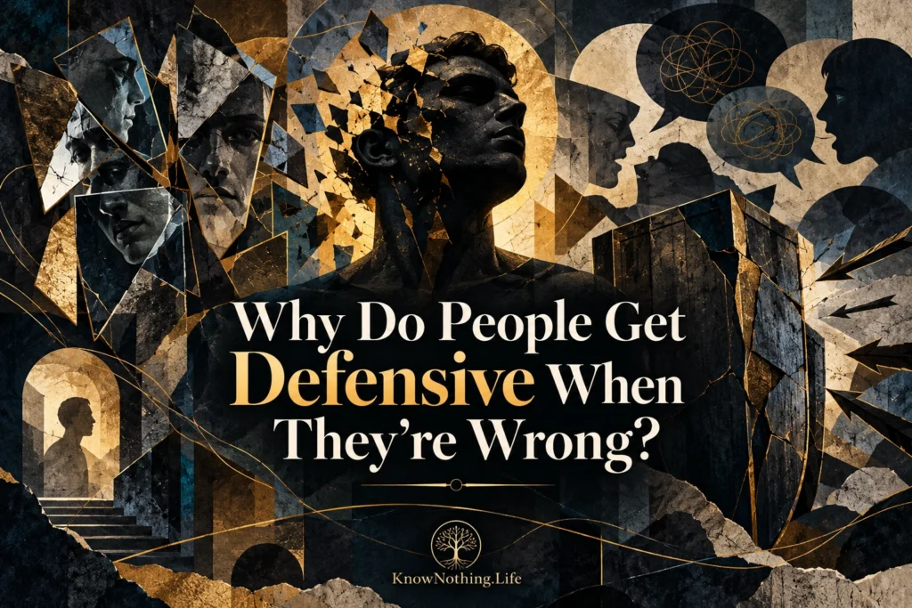 Why Do People Get Defensive When They're Wrong?
